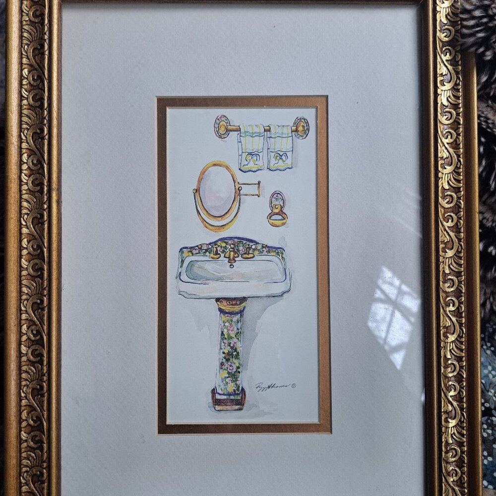 12x14  bathroom print